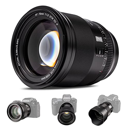 VILTROX AF 75mm f/1.2 レンズ 美品 Amazon.co.jp: VILTROX 単焦点レンズ AF 75mm F1.2 XF 単焦点中